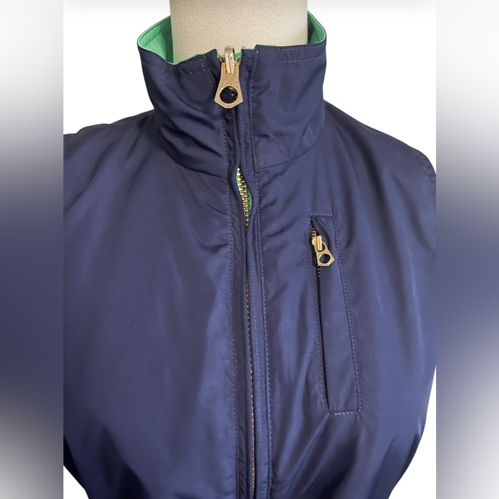Ralph Lauren Reversible Green and Navy Women's Vest - Picture 11 of 14